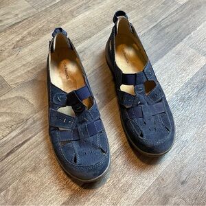 G.H.Bass & Co Navy Fisherman Sandals Size 9